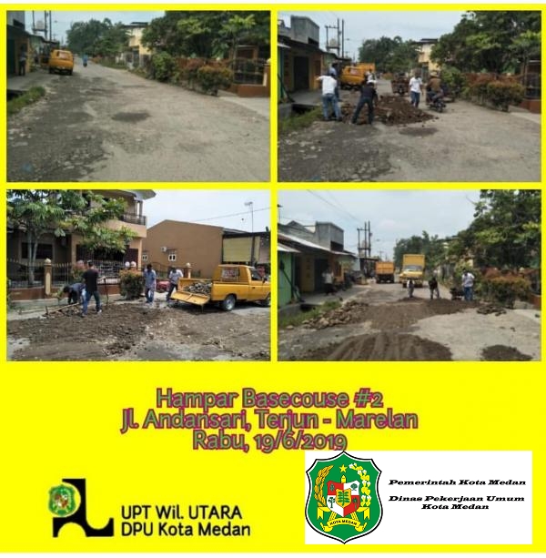 Hampar Basecouse Jl. Andasari, Kel. Terjun Marelan